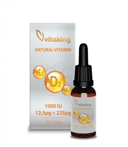 D3+K2+K1 Vitamin Csepp 10ml