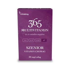 Vitaking 365 Multivitamin Szenior csomag (30)