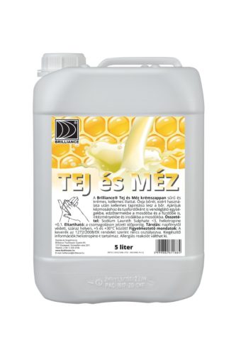 Brilliance Tej és Méz Krémszappan 5l