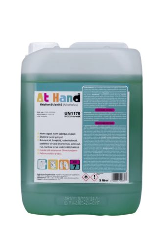 At Hand kézfertőtlenítő 5 liter – ADAGOLÓ UTÁNTÖLTŐ