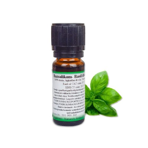 Bazsalikom természetes 100% tisztaságú illóolaj 10ml