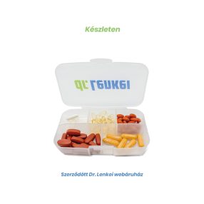 Vitamintartó doboz - több rekeszes 